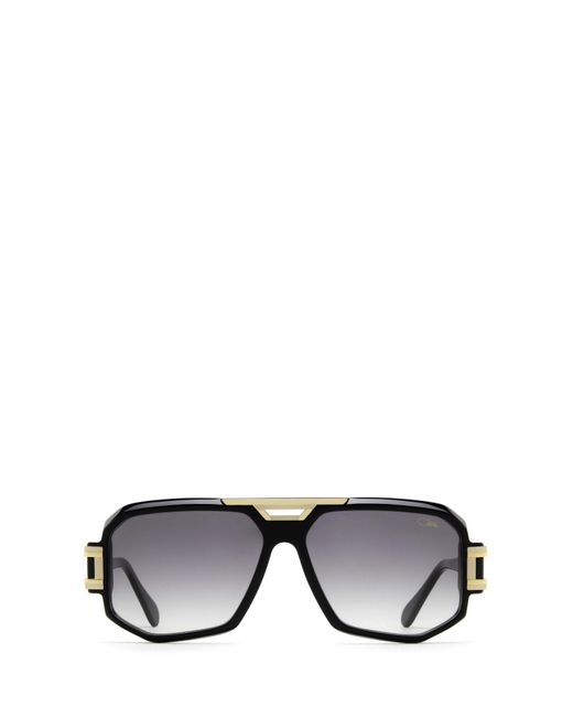 Cazal 675 Black - Gold Sunglasses | Lyst