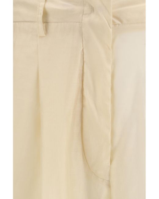 THE LATEST White Billie Pants Cotton