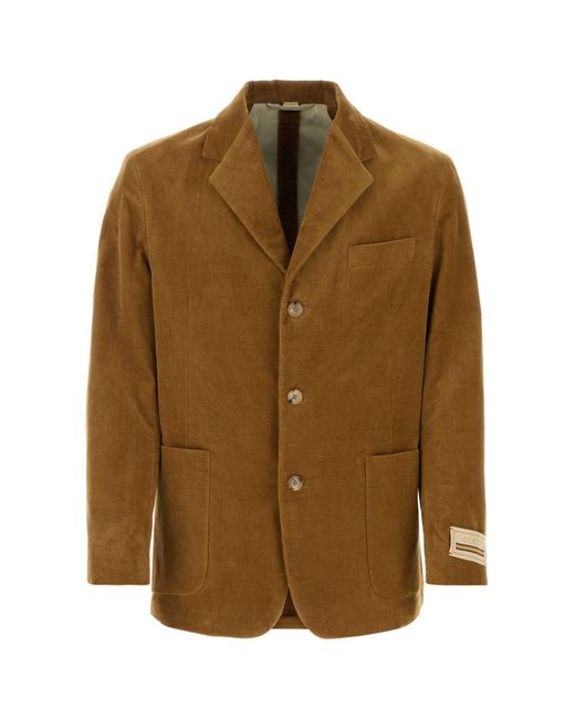 Gucci Brown Jackets And Vests for men