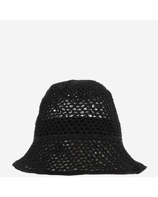 Reinhard Plank Black Mesh Bucket Hat