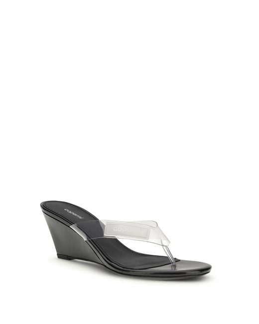 Coperni White Wedge Flip-Flops Sandals Pvc