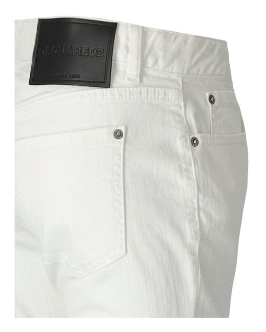 DSquared² TWIGGY White Flare Jeans