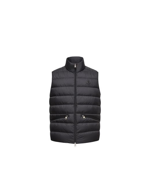 Moncler Black Moncler Treompan Down Gilet for men