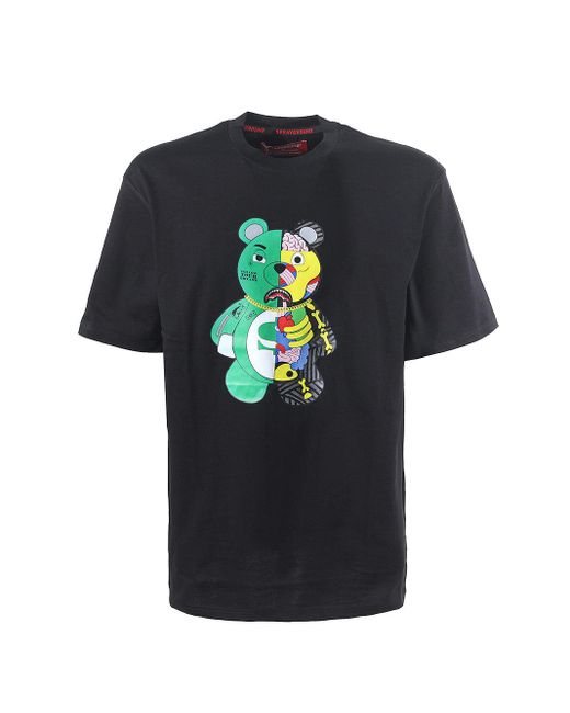 Sprayground Cotton Anatomy Bear T-shirt in Nero (Black) for Men | Lyst