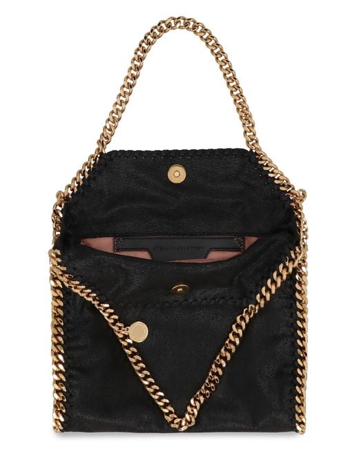 Stella McCartney Black Mini Tote Falabella Polyester Bags