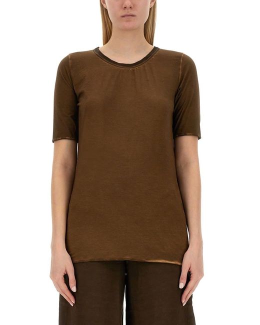Uma Wang Brown Cotton T-Shirt