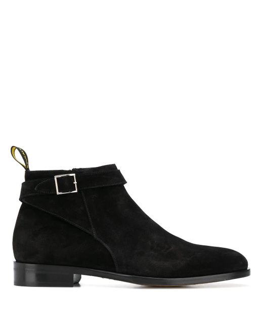 mens buckle ankle boots