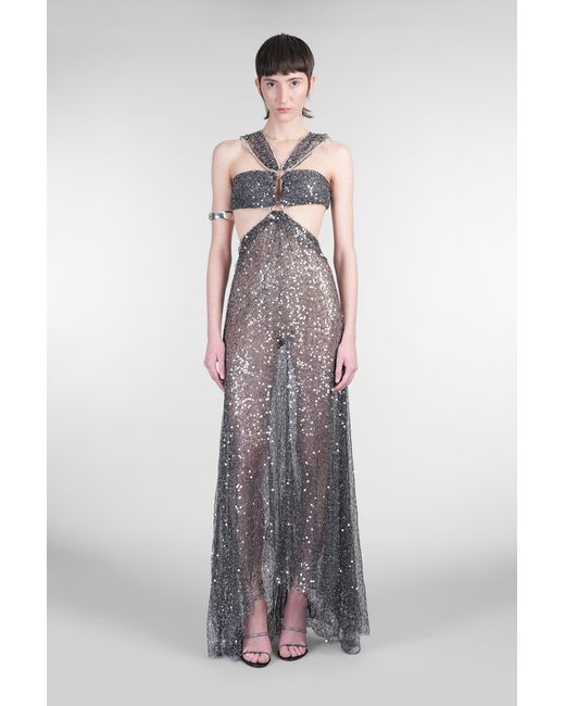 isabel marant metallic dress Isabel Marant Dalie Dress in Metallic