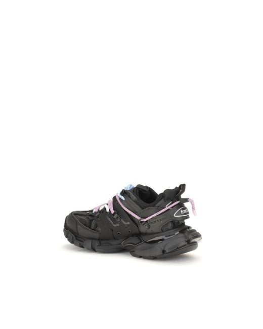 Balenciaga Black Polyester Athletic Sneakers