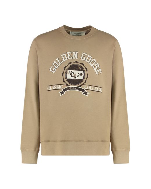 Golden Goose Deluxe Brand Natural Cotton Sweatshirt Sweatshirts for men