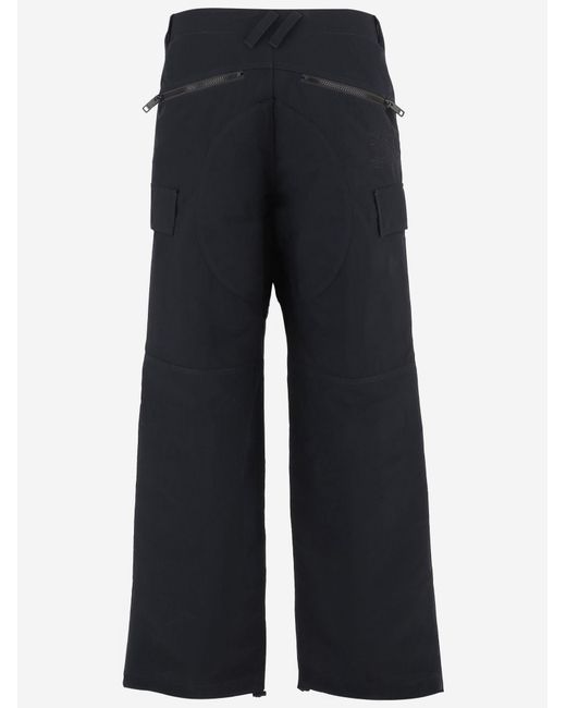 Burberry Blue Cargo Trousers Nylon Polyamide for men