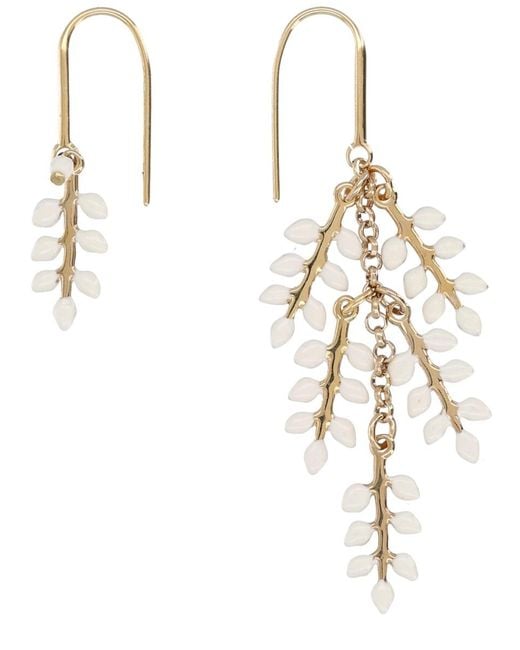 Isabel Marant Metallic Pendant Earrings Color Brass