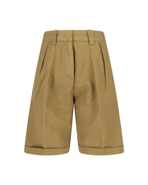 Aspesi White Trousers Cotton