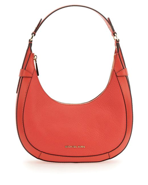 MICHAEL Michael Kors Preston Small Hobo Bag in Red Lyst UK