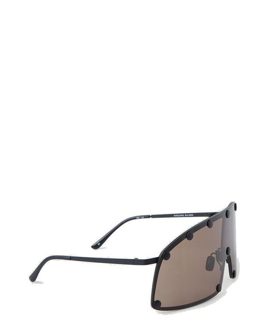 Rick Owens Gray Performa Shielding Sunglasses for men