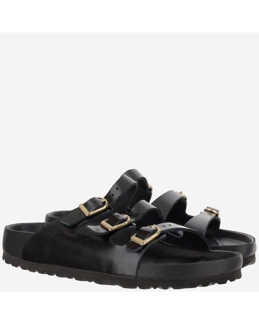 Birkenstock Black Florida Dbuckle Exquisite Sandals