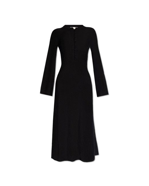 Chloé Black Openwork Dress,