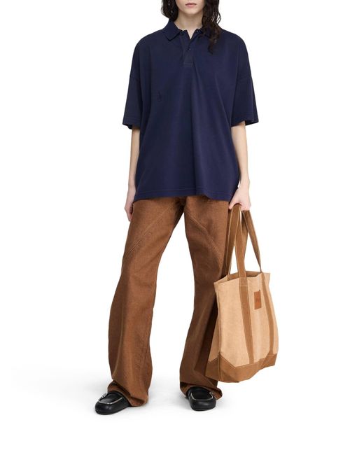J.W. Anderson Blue Polo for men