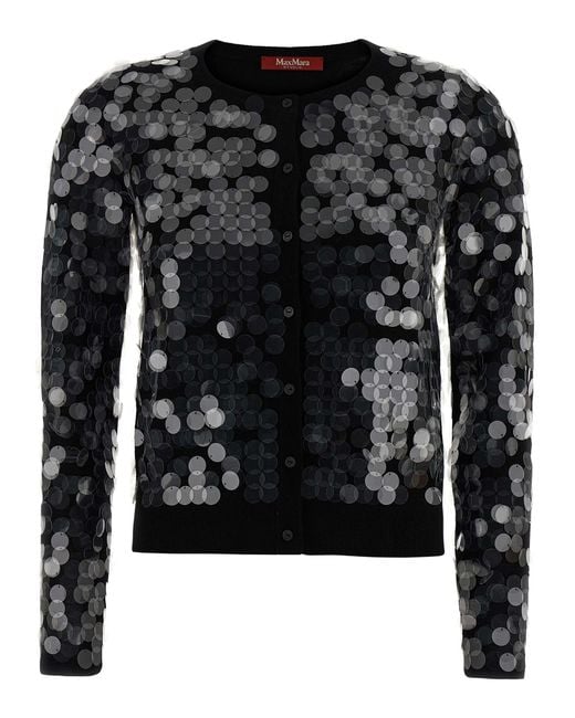 Max Mara Black 'Necton' Cardigan