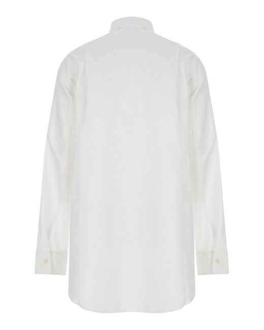 ANDAMANE White Shirt With Buttons
