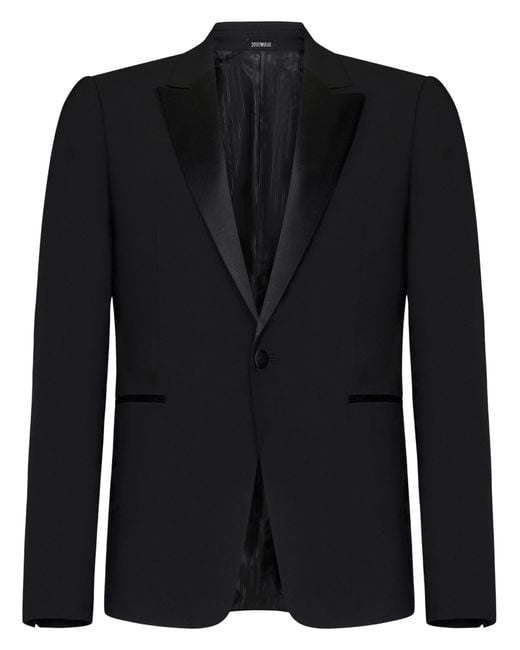 Emporio Armani Suit in Black for Men Lyst UK