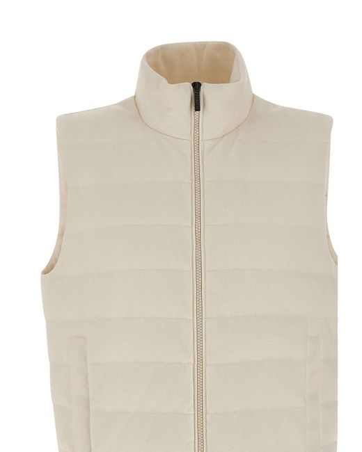 Peserico Natural Extrasoft Cotton To Touch Vest for men