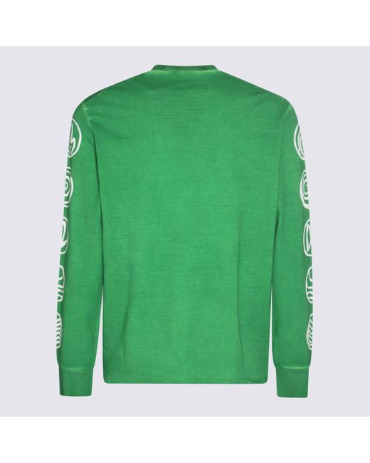 DSquared² Green Pepper Cotton T-Shirt for men