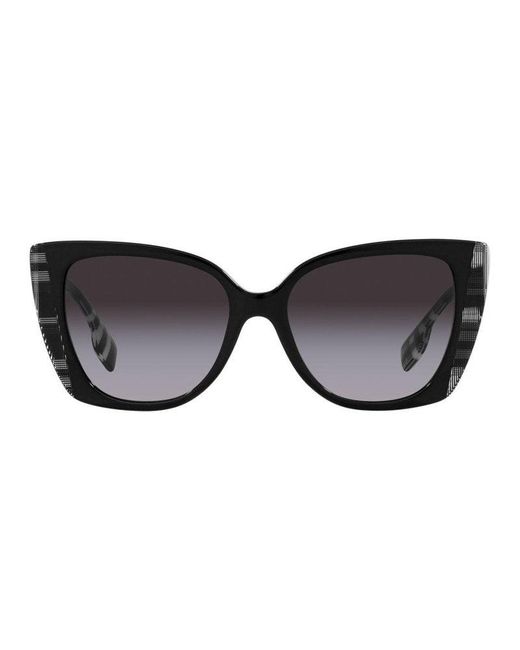 Burberry Black Sunglasses Cat Eye Full Rim, Frame And Gradient Lens Be439340518G