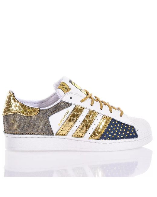 MIMANERA Adidas Superstar Starry Sky in Blue Lyst UK