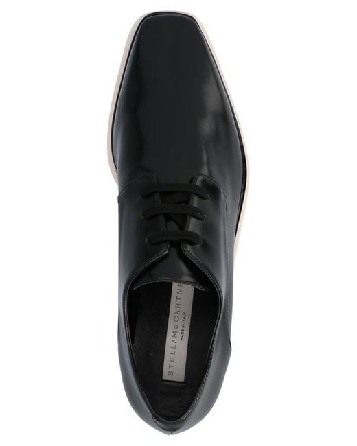 Stella McCartney Black Polyethylene Wedge Sandals