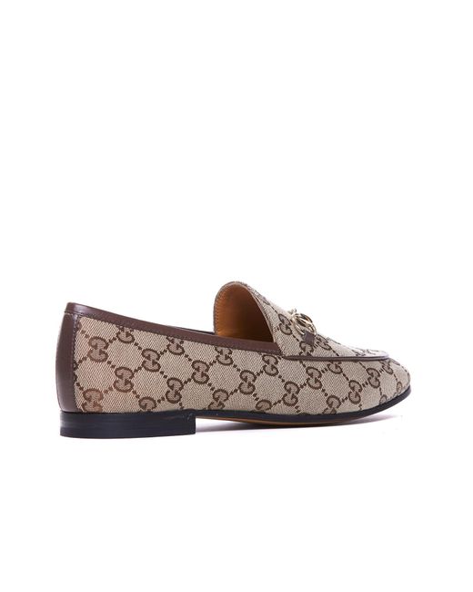 Gucci Gray Jordaan Loafers
