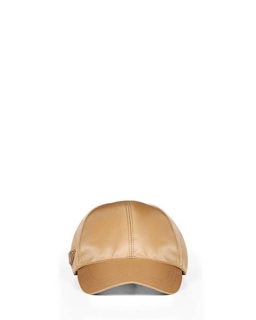 Prada Natural Baseball Cap Re-Nylon Recycled Polyamide Hat for men