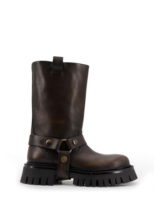 Golden Goose Deluxe Brand Black Kurt Leather Boots