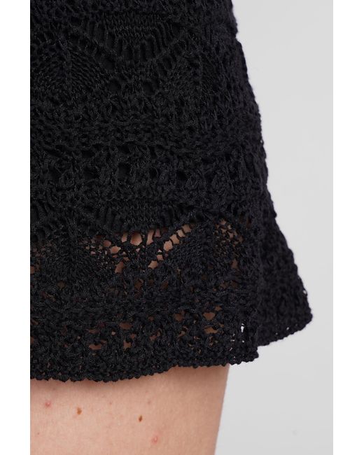 IRO Loreen Shorts In Black Viscose