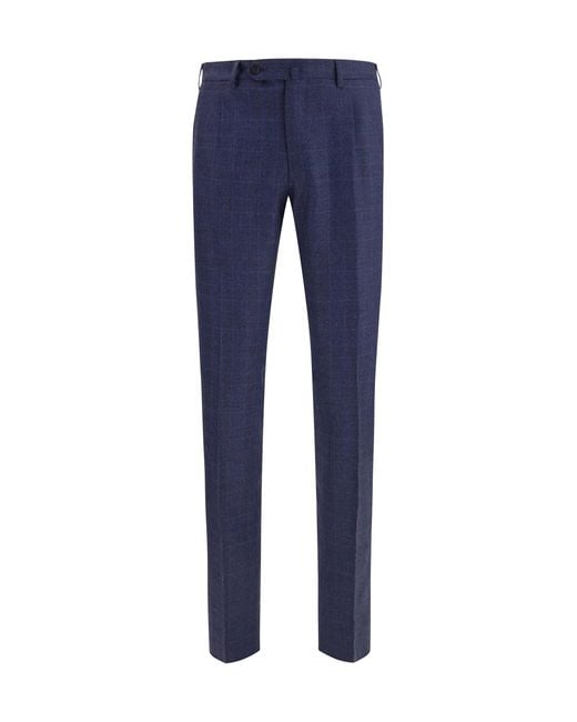 Germano Blue Tailored Pants for men