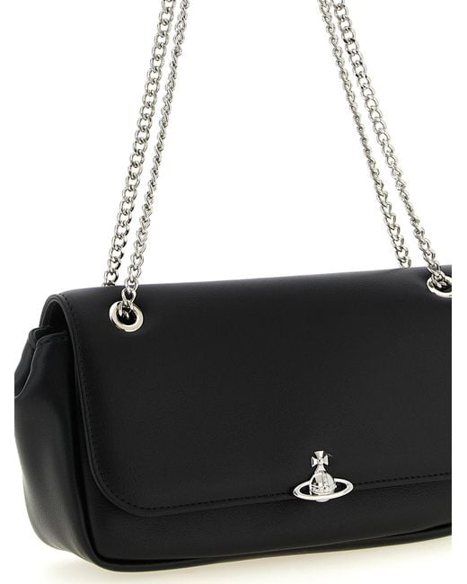 Vivienne Westwood Black Polyester Crossbody Bag