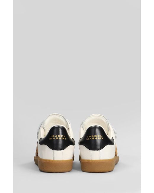 Isabel Marant White Beth Sneakers