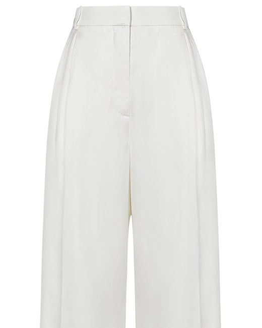 Alexander McQueen White Trousers