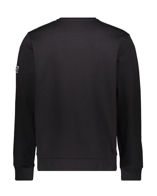 Iceberg Black Printed Cotton Sweatshirt for men