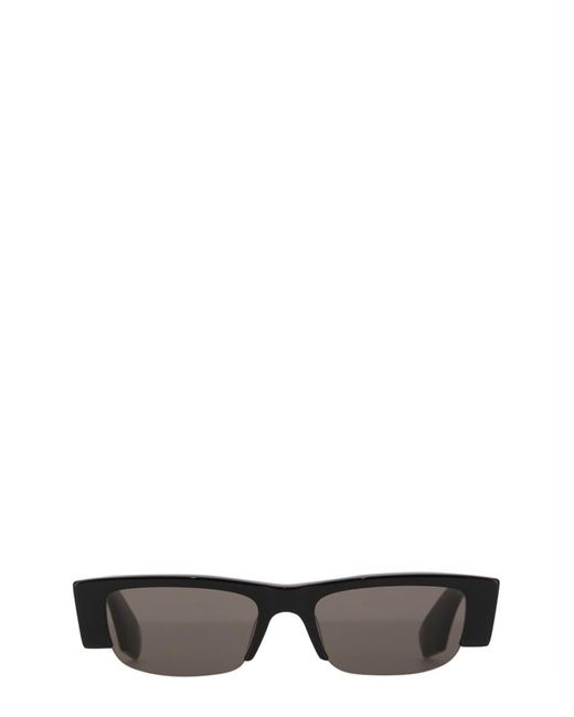Alexander McQueen White Graffiti Sunglasses