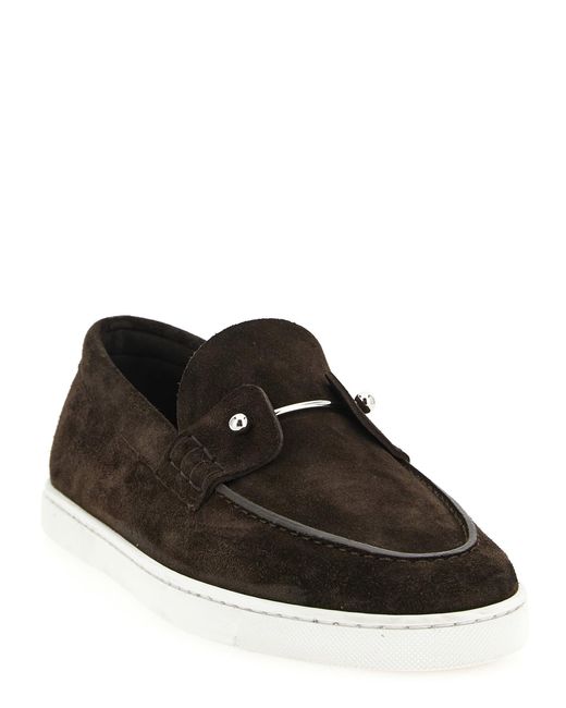 Christian Louboutin Black Chambeliboat Sneakers for men