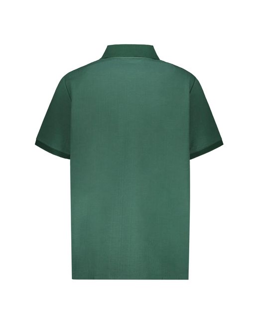 Balmain Green Cotton Polo Shirt for men