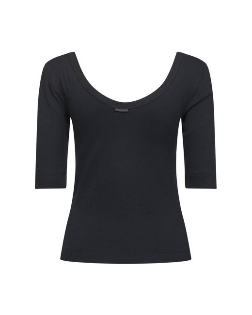 Brunello Cucinelli Black Long Sleeve T-Shirts