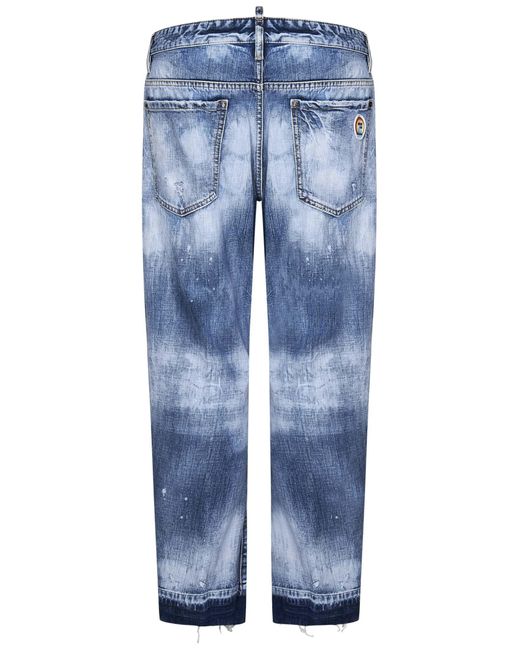 DSquared² Blue Light Everglades Wash Big Brother Jeans for men