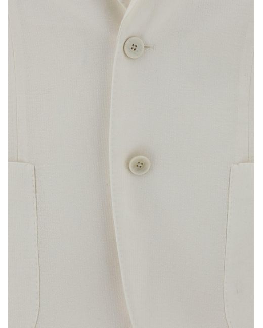 Lardini White Blazer Jacket for men