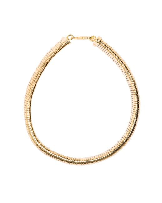 FEDERICA TOSI Metallic Cleo Necklace With Clasp Fastening