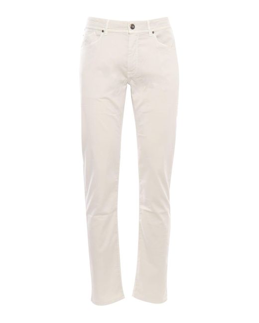 BARMAS White Cream Trousers for men
