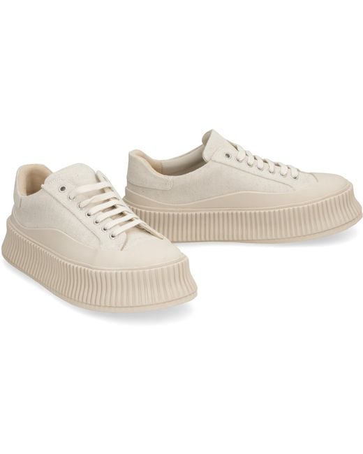 Jil Sander Multicolor Chunky Sneakers Cotton Trainers