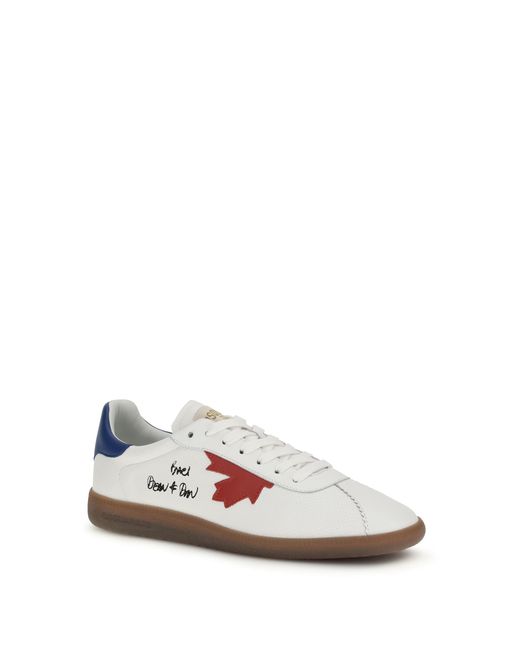 DSquared² White Sneakers Rebels-- Trainers for men