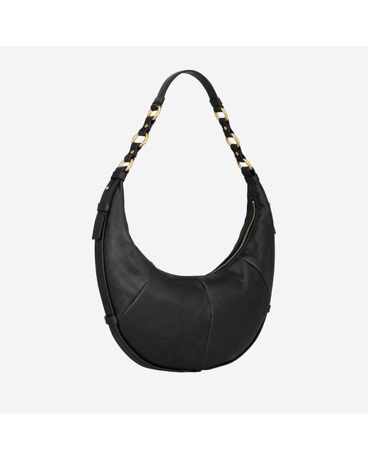 Saint Laurent Black Hobo Bag Leather Shoulder
